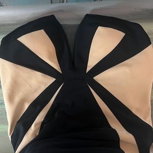 Two Tone Gown | Black